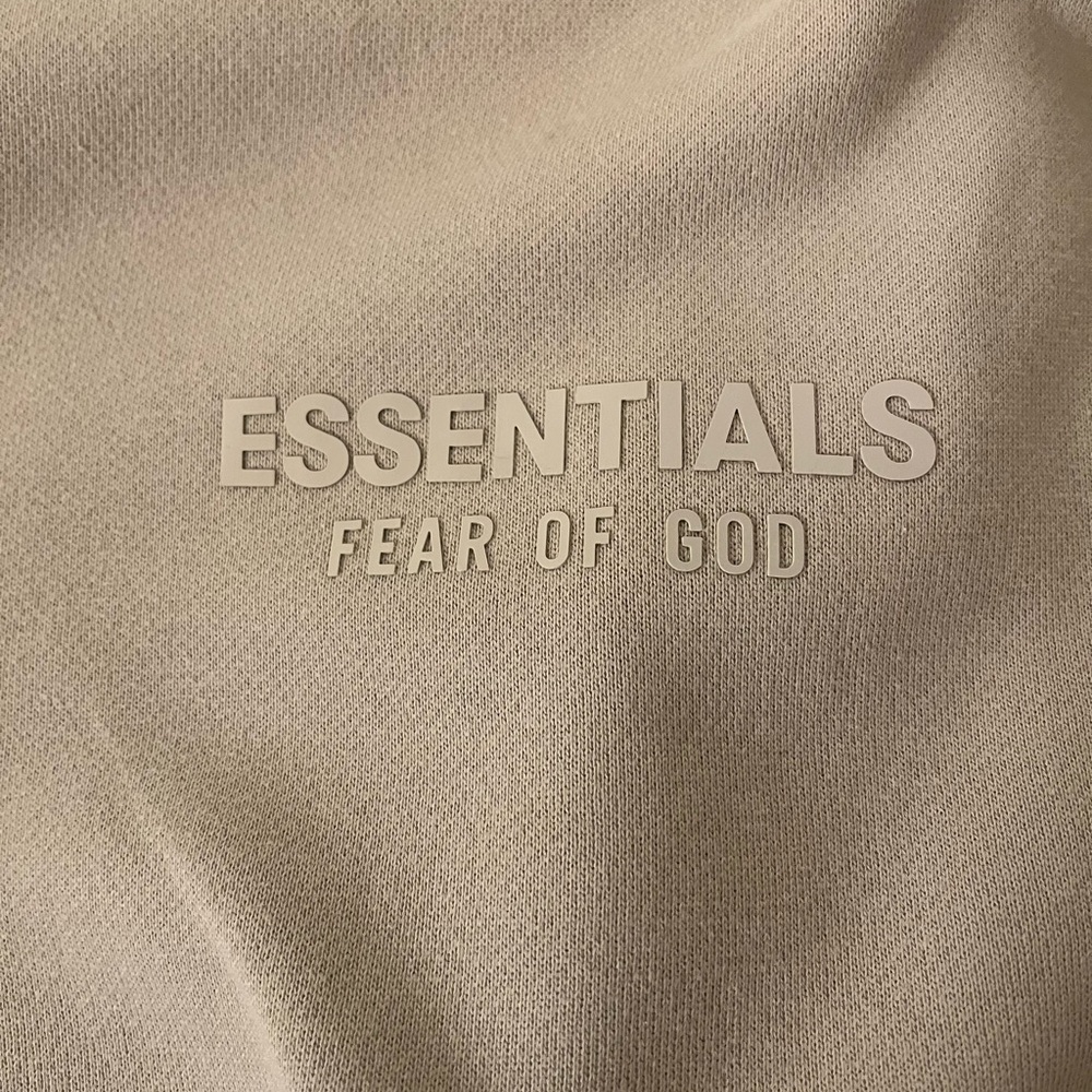 Essentials Tan Turtleneck Sweater Oversized Fit - image 5